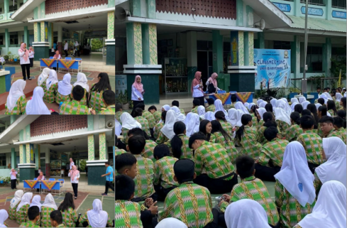 SOSIALISASI GAYA HIDUP SEHAT OLEH PETUGAS KESEHATAN PUSKESMAS GANG SEHAT